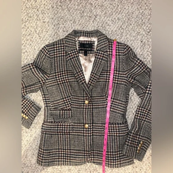 J. Crew Schoolboy Plaid Blazer- size 0 - Picture 10 of 12
